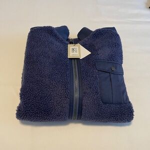 Men's Peter Millar Star Dust Autumn Pile Fleece Jacket - Size Medium